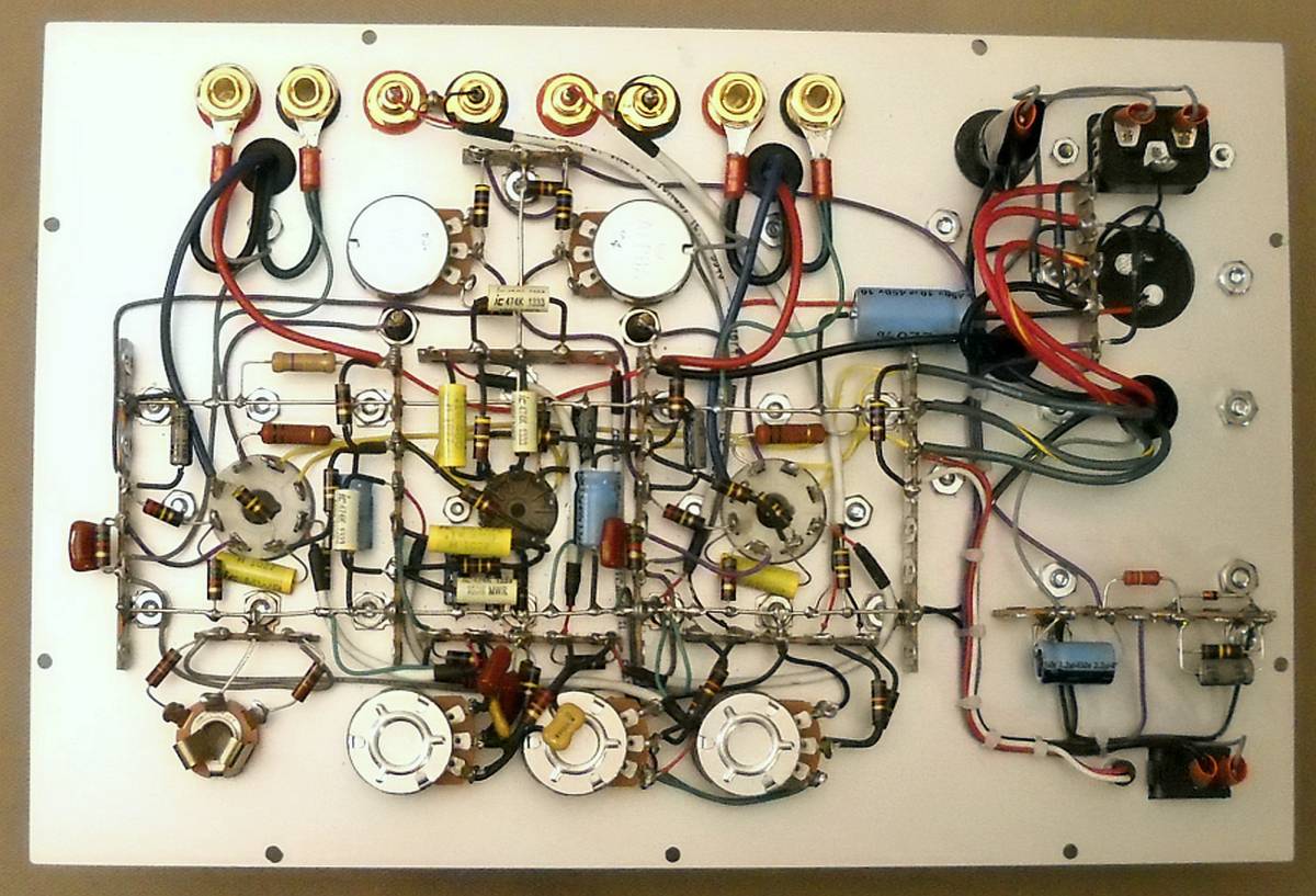 low power 1/2 watt 6SN7 headphone amplifier circuit