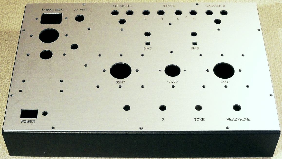 Fabricating a 6SN7 headphone amplifier