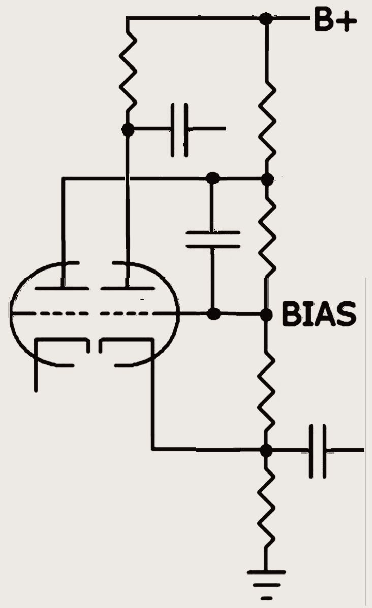 Four-watt per channel amplifier using 6SN7s as output tubes
